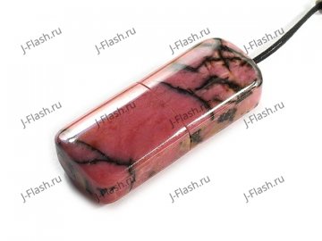 USB накопитель из родонита: общий вид
