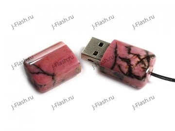 USB накопитель из родонита: открытая