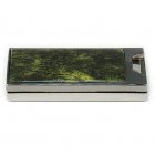 Флешка в металлическом корпусе со змеевиком (офитом): вид сбоку