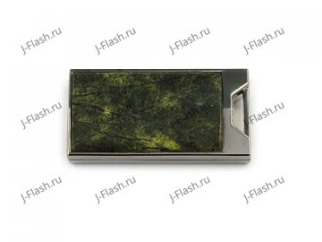 Флешка в металлическом корпусе со змеевиком (офитом): вид сверху