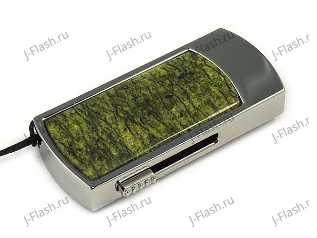 Флешка в металлическом корпусе со змеевиком: надежный фиксатор