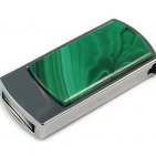 Подарочная флешка с малахитом: общий вид