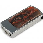 Подарочная флешка с уральской яшмой: общий вид