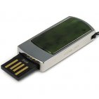 Сувенирная флешка с камнем нефрит: USB разъем выдвинут