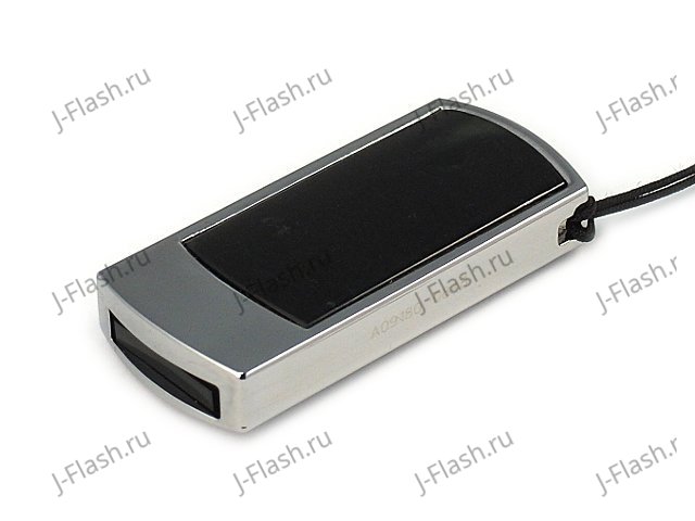 Сувенирная флешка с черным змеевиком: общий вид