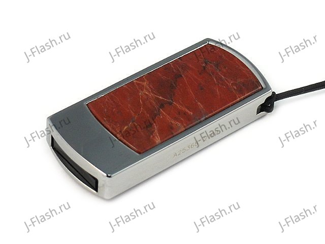 Сувенирная флешка с яшмой: общий вид