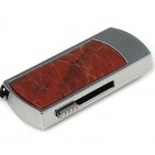 Флешка в металлическом корпусе с яшмой: надежный фиксатор