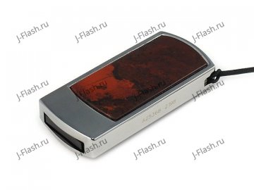 Сувенирная флешка с яшмой: общий вид