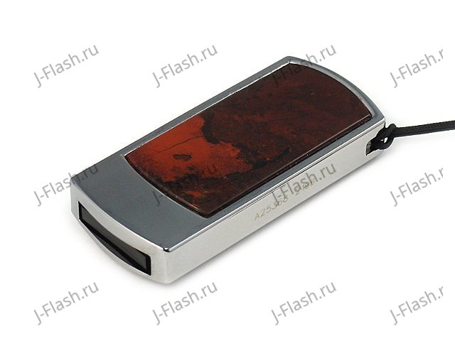 Сувенирная флешка с яшмой: общий вид