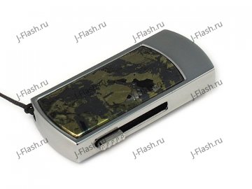 Флешка в металлическом корпусе с гематитом: надежный фиксатор