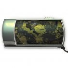 Флешка в металлическом корпусе с гематитом: вид сверху