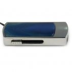 Промо-флешка в металлическом корпусе с агатом: вид сбоку