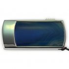 Подарочная флешка в металлическом корпусе с агатом: вид сверху