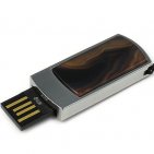 Сувенирная флешка с агатом: USB разъем выдвинут