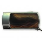 Флешка в металлическом корпусе с агатом: вид сверху