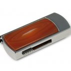 Флешка в металлическом корпусе с агатом: надежный фиксатор