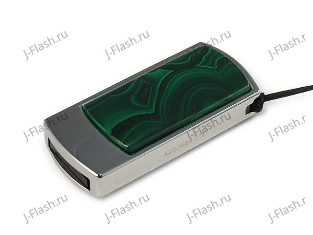 Подарочная флешка с малахитом: общий вид