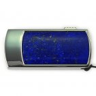 Флешка в металлическом корпусе с лазуритом: вид сверху