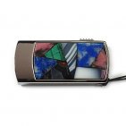 Промо-флешка в металлическом корпусе с мозаикой: вид сверху