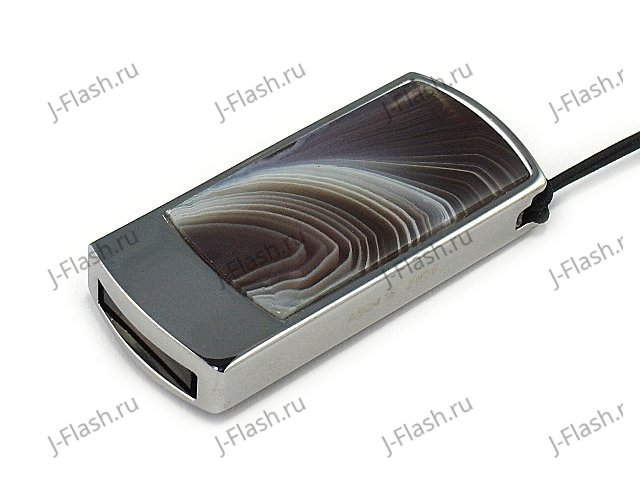 Подарочная флешка с агатом: общий вид