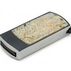 Подарочная флешка с камнем беломорит: общий вид