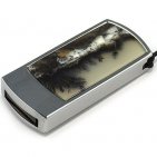 Подарочная флешка с моховым агатом: общий вид