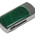 Сувенирная флешка с малахитом: надежный фиксатор