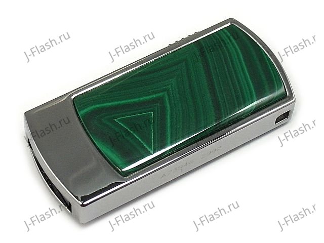 Сувенирная флешка с малахитом: общий вид