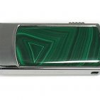 Подарочная флешка с малахитом: вид сверху