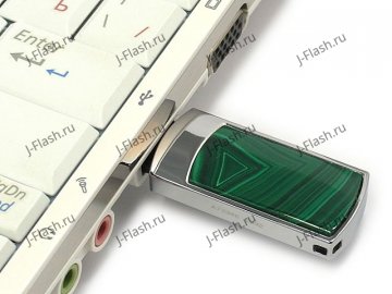 Флешка с камнем малахит: подключение к компьютеру