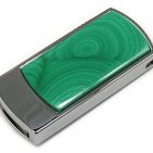 Рекламная флешка с малахитом: общий вид