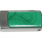 Малахитовый USB накопитель: вид сверху