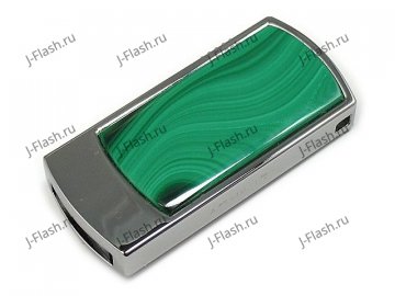 Малахитовый USB flash: общий вид
