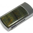 USB флеш-накопитель инкрустированный тигровым глазом: общий вид