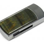 Сувенирная флешка с тигровым глазом: надежный фиксатор