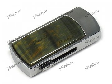 Сувенирная флешка с тигровым глазом: надежный фиксатор