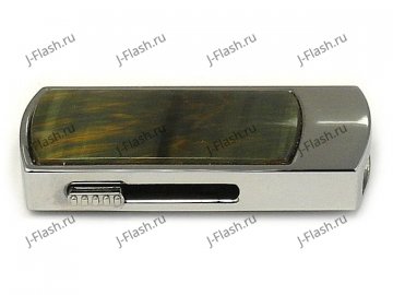 Рекламная флешка с тигровым глазом: вид сбоку