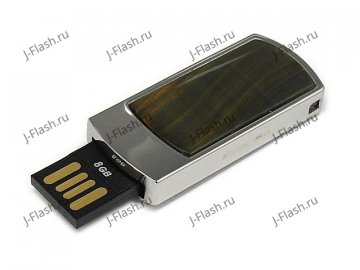USB flash в камне тигровый глаз: разъем выдвинут