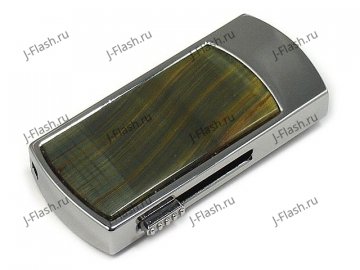 USB flash с тигровым глазом: надежный фиксатор