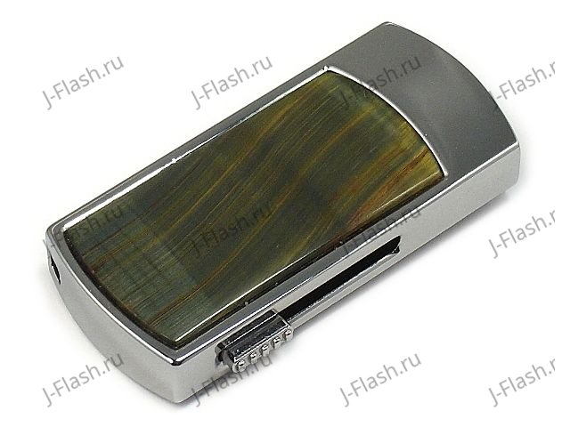USB flash с тигровым глазом: надежный фиксатор