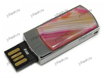 Флешка с агатом: разъем выдвинут