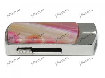 Сувенирная флешка с агатом: вид сбоку