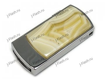 Коллекционный флеш-накопитель с агатом: общий вид