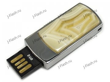 Промо флешки с агатом: разъем выдвинут