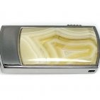 Стильная USB флешка с агатом: вид сверху