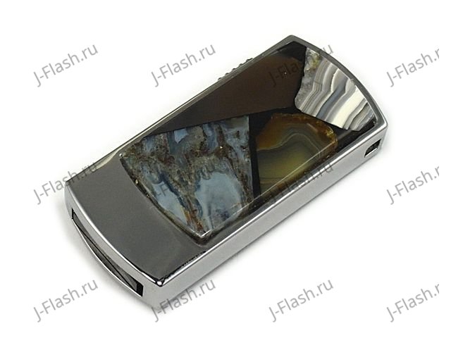Флешка с камнем мозаика: общий вид
