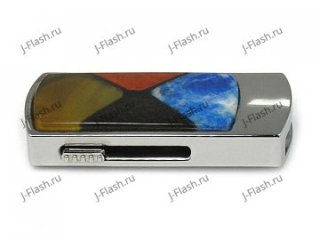 Флешка с камнем мозаика: вид сверху