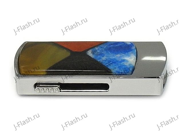 Флешка с камнем мозаика: вид сверху