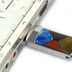 USB накопитель с мозаикой: обратная сторона, страз Swarovskirovski