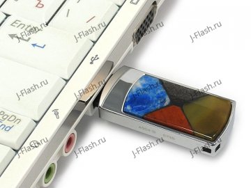 USB накопитель с мозаикой: обратная сторона, страз Swarovskirovski